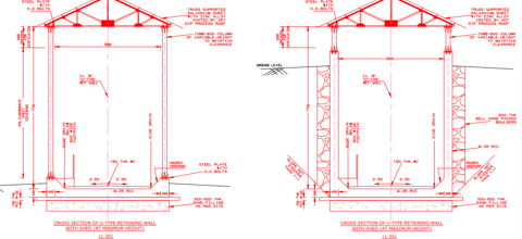 Railway infrastructure AutoCAD drawing and engineering documentation